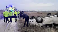 Ankara Beypazarı’nda sürücünün hayatını kaybettiği kazada 5 kişi yaralandı