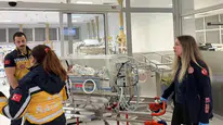 Çanakkale'de 54 günlük bebek, uçak ambulansla Ankara'ya sevk edildi