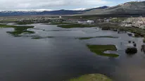 Kura Nehri taştı, Ardahan Ovası göle döndü
