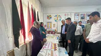 Bingöl Adaklı'da yıl sonu programı : El emeği ürünler sergilendi