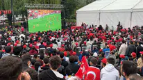 Bolu'da Dünya Kupası heyecanı : Anıtpark'ta dev ekranda izlediler