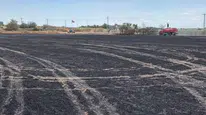Kırklareli'nde otluk alanda çıkan yangın tarım arazine sıçradı