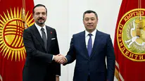 AK Parti Genel Başkan Yardımcısı Kürşad Zorlu, Kırgızistan Cumhurbaşkanı Caparov ile görüştü