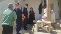 Yozgat'ta yalnız yaşayan kadına ekiplerden destek : Evi onarılıyor