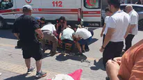 Bartın'da motosiklet, otomobile çarptı : 1 yaralı