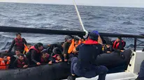 İzmir açıklarında düzensiz göçmen operasyonu