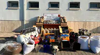 Aydın Köşk'te kaçak sigara operasyonu : 350 kilo tütün ele geçirildi