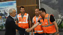 Bakan Uraloğlu, kara yolları çalışanlarıyla bir araya geldi