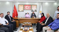 Mahinur Özdemir Göktaş Van'da ziyaretler gerçekleştirdi ! Sosyal hizmet çalışmaları masada