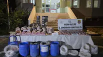 Aydın Didim'de sentetik hap imalathanesine baskın düzenlendi