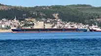 Çanakkale Boğazı'nda kargo gemisi arızalandı