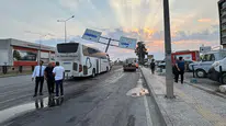 Adana'da yolcu otobüsü kazası