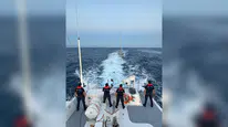 Motoru arızalanan yelkenli teknedeki 2 kişi kurtarıldı