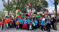 Samsun'da Gazzeli çocuklar için gökyüzüne uçurtmalar bırakıldı
