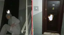Manisa'da komşusunun kapısını matkapla kıran kadın gözaltına alındı