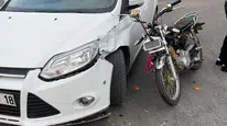 Osmaniye’de motosiklet ile otomobil çarpıştı : Sürücü yaralandı