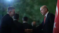 Cumhurbaşkanı Erdoğan Cumhurbaşkanlığı Külliyesi'nde Tebrikleri Kabul Etti