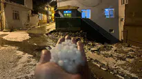 Bayburt'ta Ani Dolu Yağışı Kış Mevsimini Aratmadı