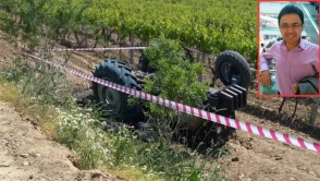 Denizli'de takla atan traktör ölüme neden oldu!