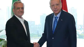 Cumhurbaşkan Erdoğan ve Pezeşkiyan arasında kritik görüşme