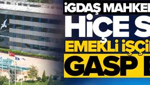 İGDAŞ mahkeme kararını hiçe saydı: Emekli işçinin hakkı gasp edildi!