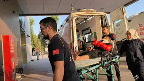 İnegöl'de kamyonetle kamyon çarpıştı: 1 yaralı