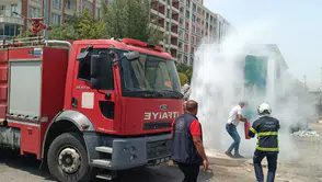 Siirt'te elektrik trafosunda korkutan yangın!