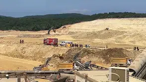 Çatalca kum ocağındaki göçükten acı haber