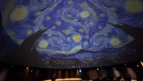 Dünya'da bir ilk: Van Gogh eserleri planetaryumda sergileniyor!