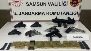 Samsun'da ruhsatsız silah operasyonu : 1 şüpheli tutuklandı
