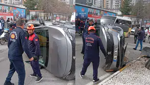 Mardin'de cip devrildi : 2 kişi yaralandı