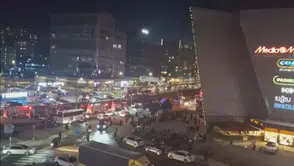 Kağıthane'de bir AVM'de yangın çıktı : Çok sayıda ekip sevk edildi