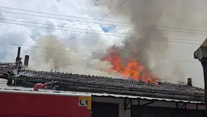 Kastamonu’da mobilya atölyesinde yangın çıktı