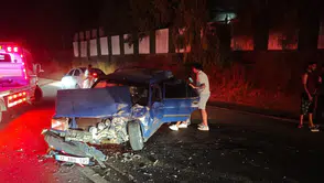 Manavgat'ta 3 aracın karıştığı zincirleme kazada 1 kişi yaralandı