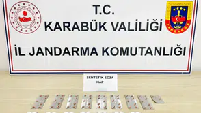 Karabük'te uyuşturucu operasyonunda 151 sentetik hap ele geçirildi