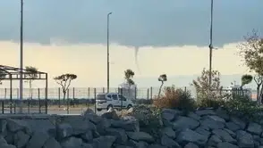 İstanbul'da sabah saatlerine hortum görüldü