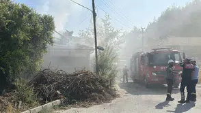 Burdur'da bir ev alevlere teslim oldu : Yangın mahallede tedirginlik yarattı