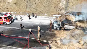 Isparta'da fırtına senaryolu tatbikatta ekipler alarma geçti