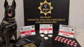 Bayburt'ta narkotik operasyonu: 1 tutuklama