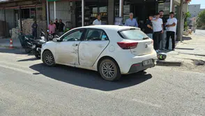 Adıyaman'da motosiklet ile otomobil çarpıştı : Sürücü yaralandı