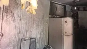 Antakya'da konteyner yangını söndürüldü