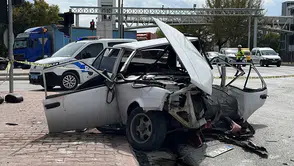 Konya'da iki otomobilin çarpıştığı kazada yaralanan sürücü öldü