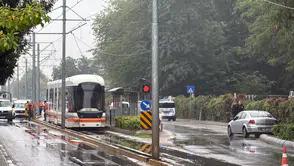 Eskişehir'de tramvay hattında katener arızası : Ulaşım aksadı