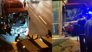 Ankara'da EGO otobüsü üst geçit asansörüne çarptı: 24 yaralı