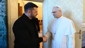 Papa 14. Leo, Ukrayna Devlet Başkanı Zelenskiy ile Görüştü