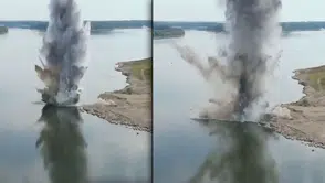 Kavurucu sıcaklar yüzünden Romanya Tuna Nehri'ni bombalamak zorunda kaldı