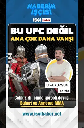 Çelik zırhlarla kafeste mücadele : Armored MMA dikkat çekiyor