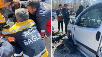 Van'da kamyonet kaldırıma çarptı: 2 kişi yaralandı