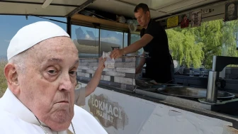 Bursa'da ilginç olay: Papa Francis için lokma döktürdü!