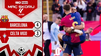 Barcelona, Celta Vigo'yu 4-3 mağlup etti!